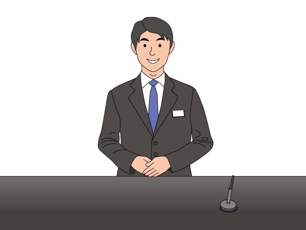 ホテルフロント